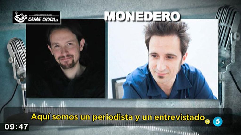 Pablo Iglesias molesto con las preguntas sobre Monedero