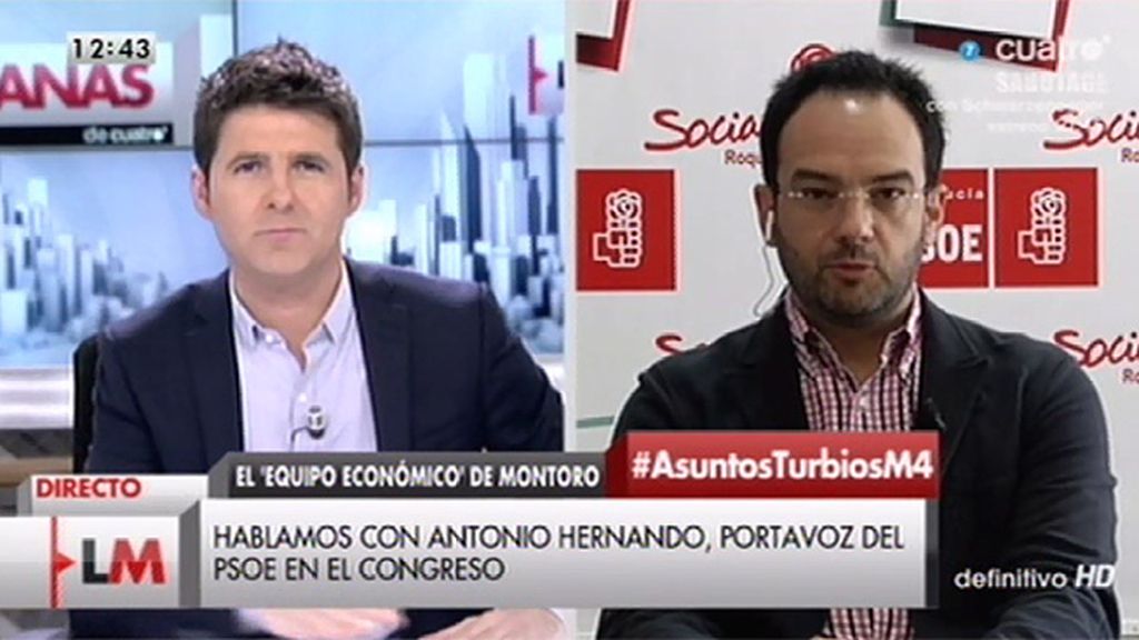 A. Hernando, del despacho que fundó Montoro: "Anticorrupción está viendo si es ilegal, pero desde luego es inmoral"