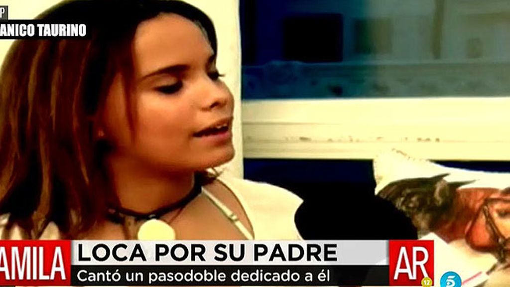Gloria Camila se atreve con una pasodoble dedicado a su padre