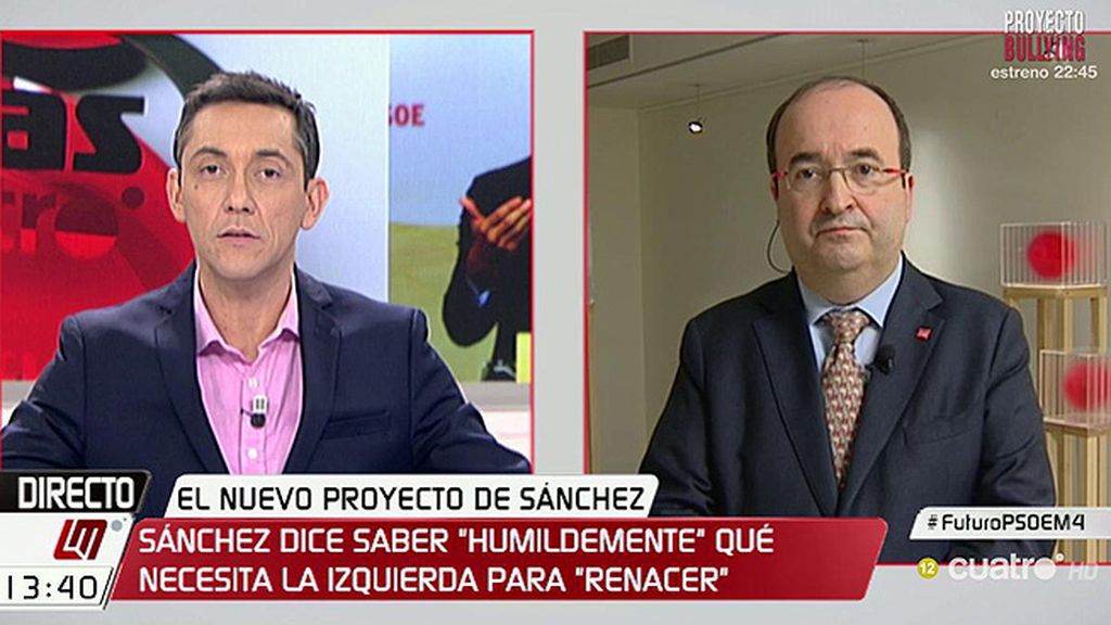 ¿Si gana Pedro Sánchez se tienen que ir los barones del PSOE? La respuesta de Iceta