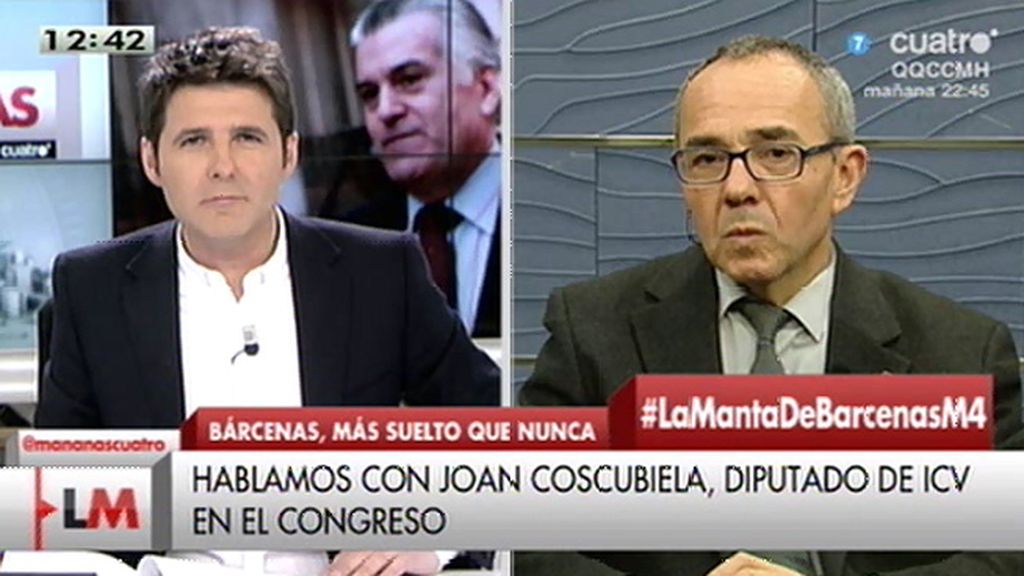 J. Coscubiela: “Desgraciadamente, hemos superado todos los rankings de corrupción"