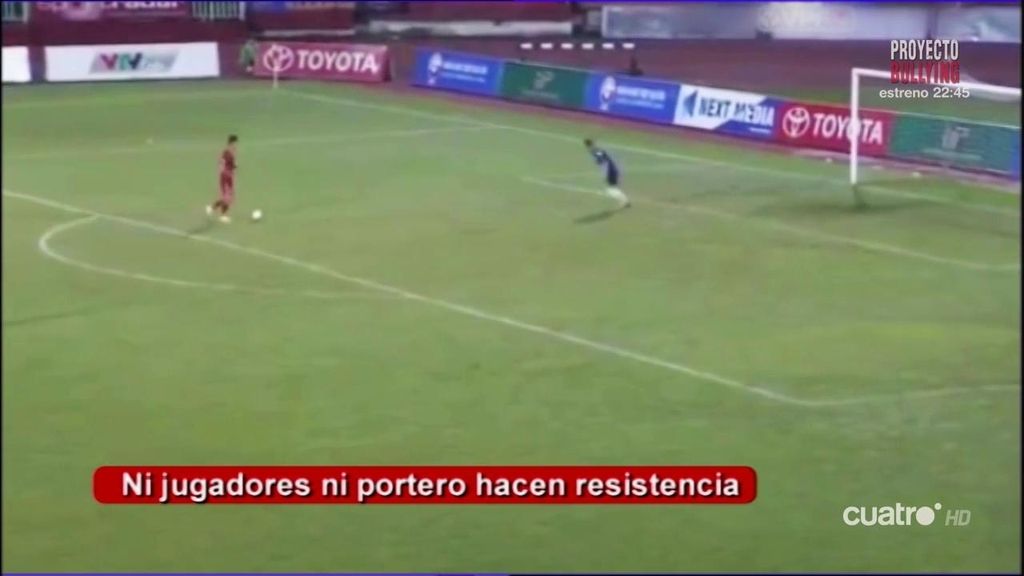 Un equipo chino se deja marcar tres goles como protesta por una decisión arbitral