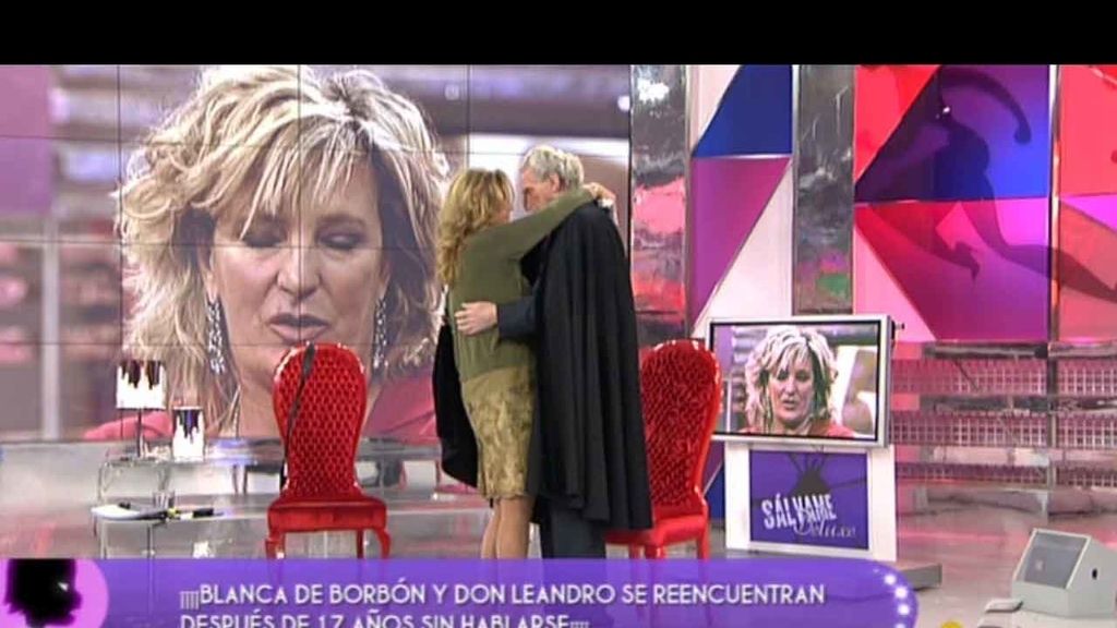 El abrazo de Leandro de Borbón y su hija, tras 17 años