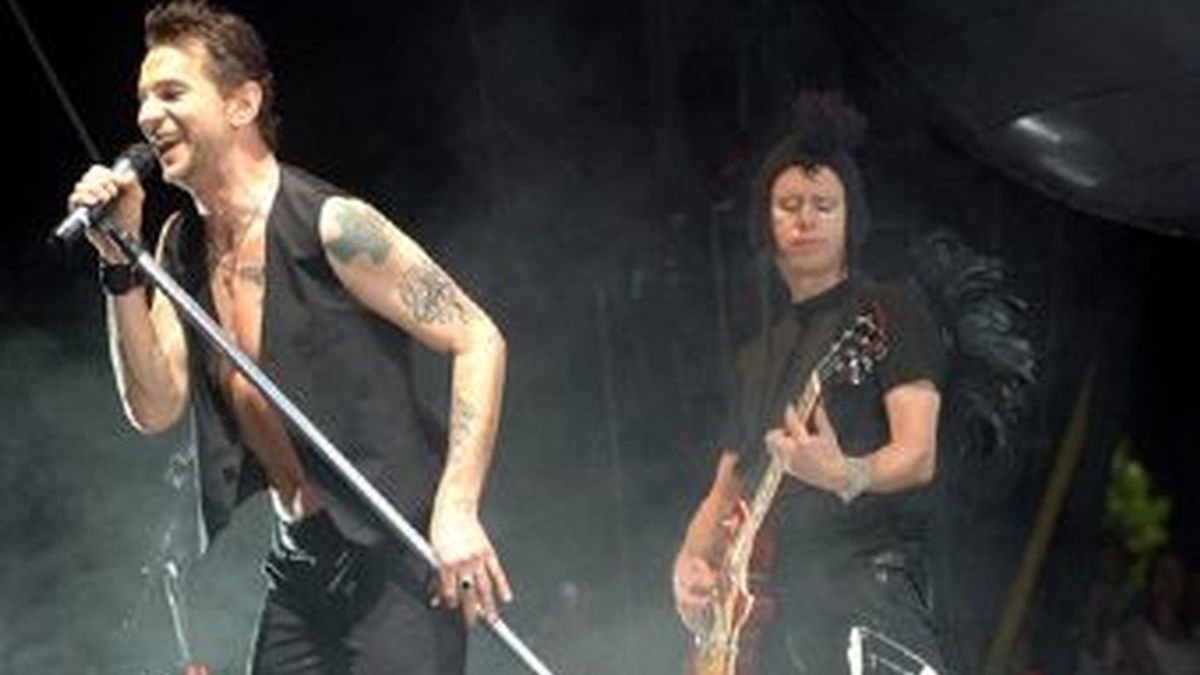 Depeche Mode presenta  su último álbum "Sounds Of The Universe", que marca el inicio de "un nuevo capítulo" en esta formación. Foto de archivo