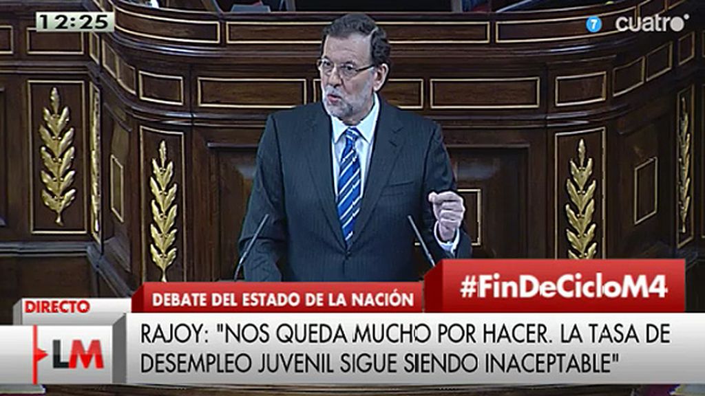 Rajoy: “La gran medida de política social de esta legislatura fue evitar el rescate”