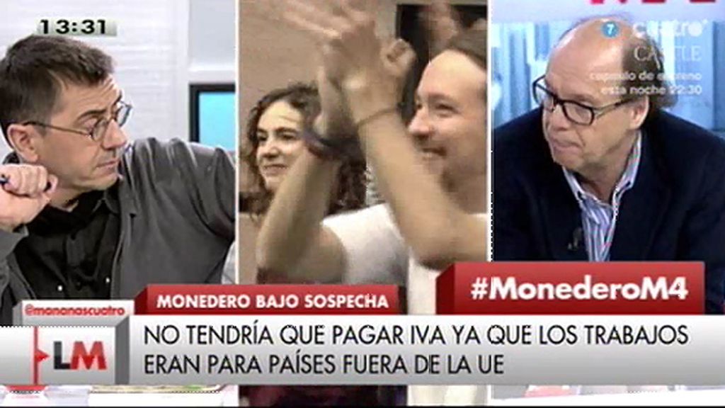 J. González, a Monedero: "Quien quiere llevarse por delante los excesos del capitalismo se comporta como un capitalista"