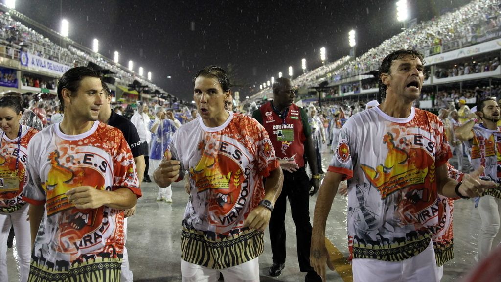 Nadal y Ferrer disfrutan del Carnaval de Río