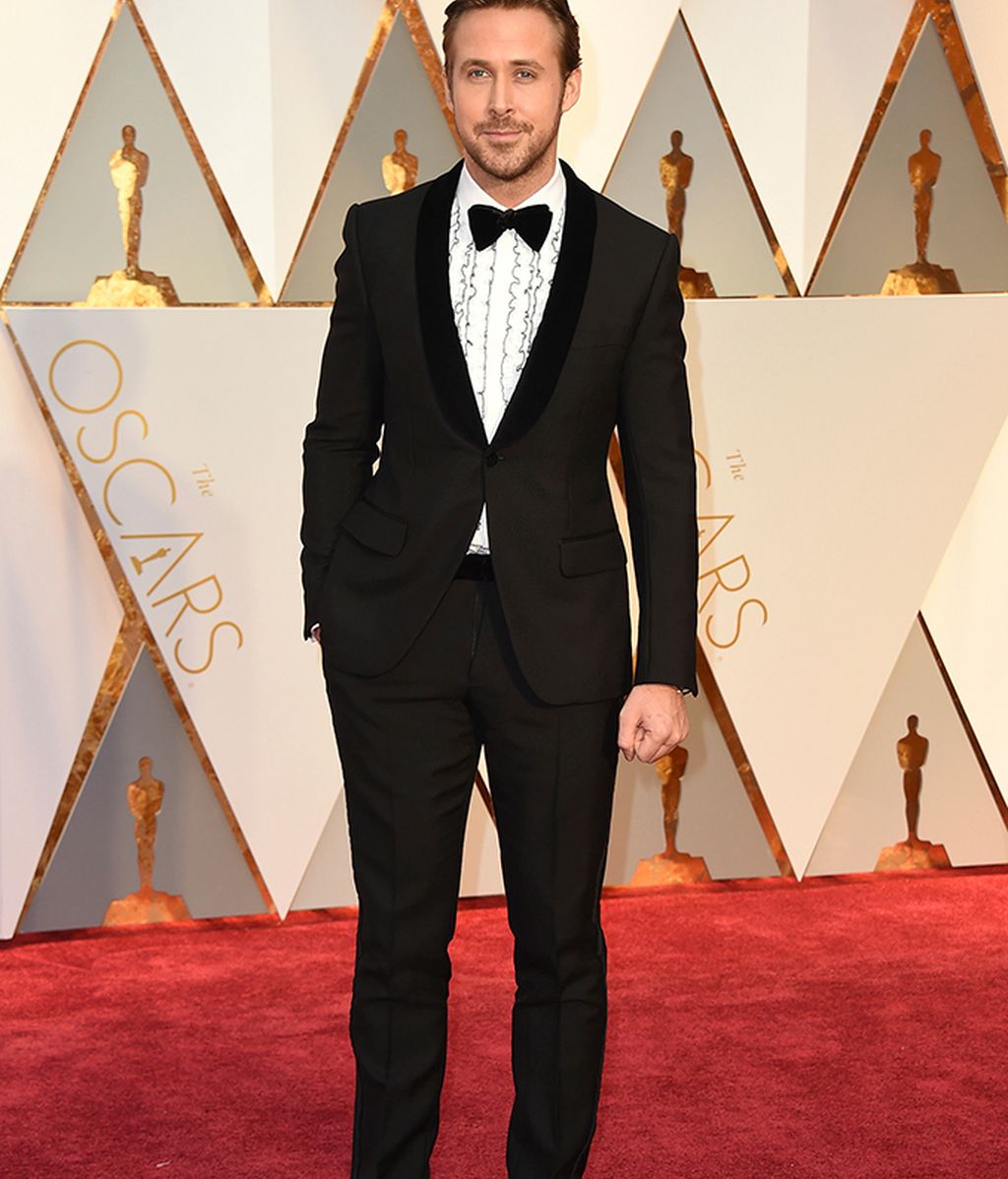 Ryan Gosling vestido de Gucci