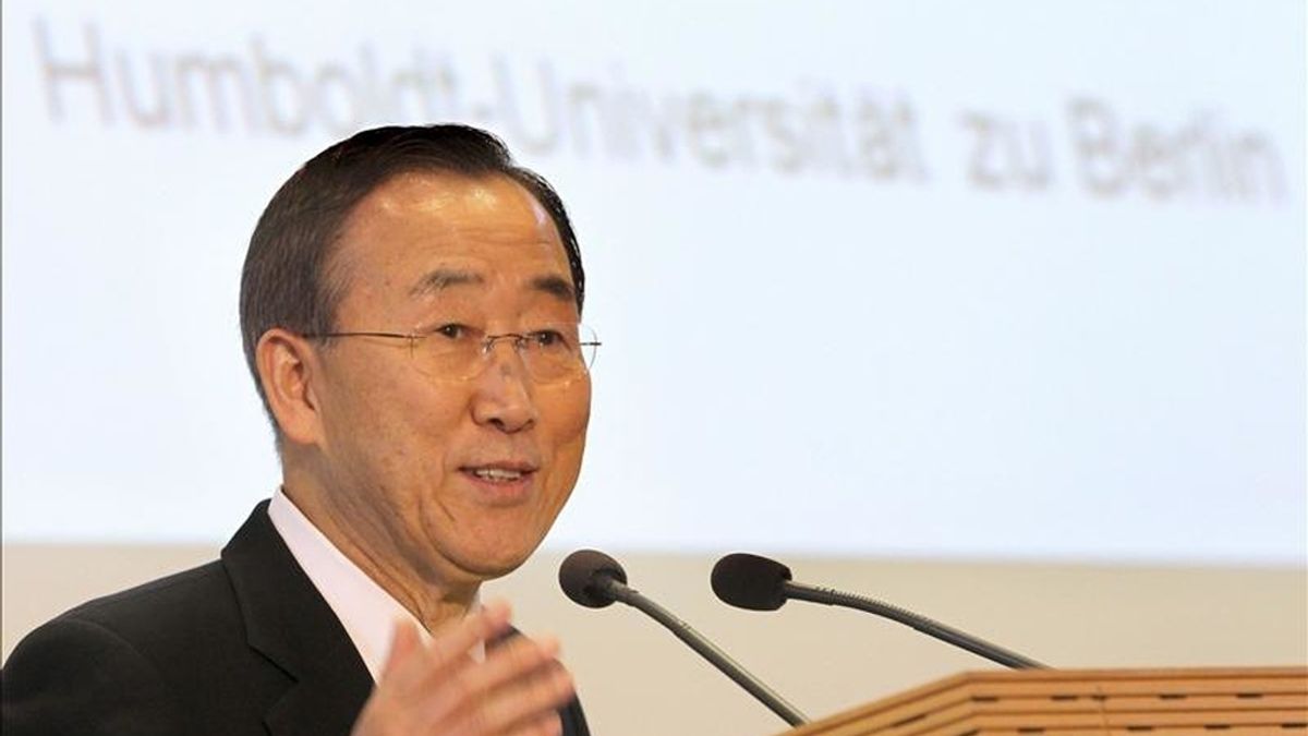 En la imagen, el secretario general de Naciones Unidas, Ban Ki-Moon. EFE/Archivo