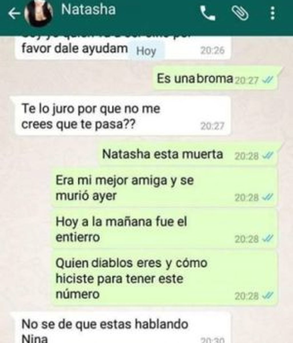 Y si un amigo te escribe un mensaje desde su ataúd...