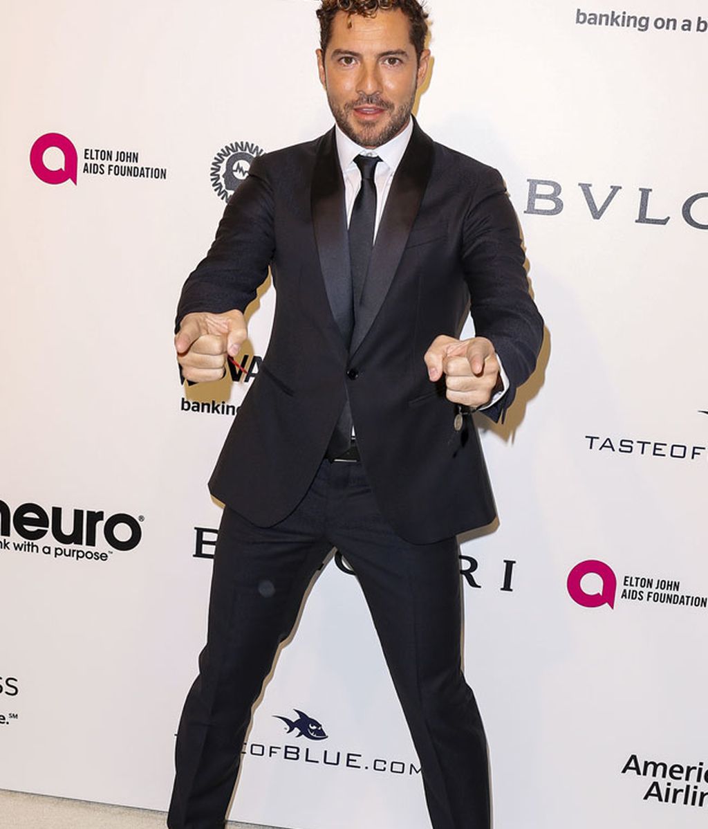 Bisbal: "Encantado de estar en el 25º aniversario del Oscar's party de Elton John"