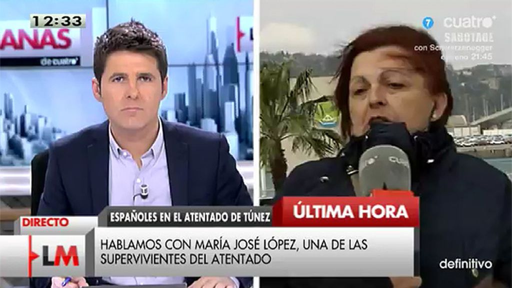 Mª José López, superviviente del atentado: “Cierro los ojos y sólo escucho las ráfagas”