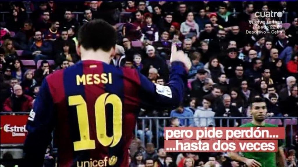 Messi pidió perdón a Neymar por 'chupón'