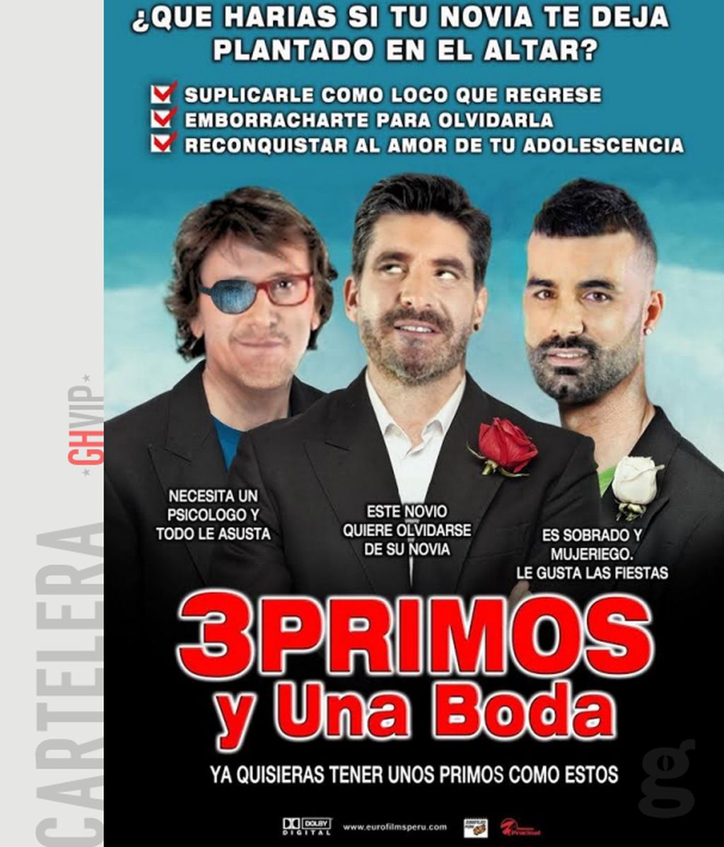 Cartelera: 3 primos y una boda