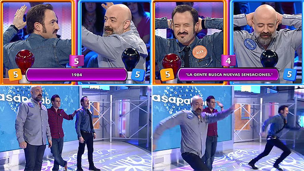 Alex O'Dogherty y Goyo Jiménez lo dan todo en la 'Pista musical'