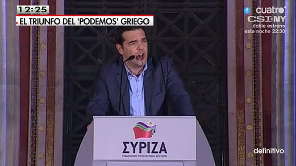 Alexis Tsipras: "Nuestra victoria es la de todos los pueblos de Europa que luchan contra la austeridad"