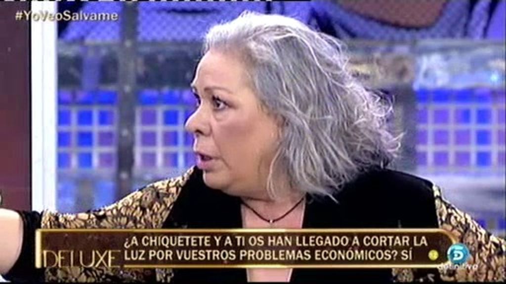 Carmen Gahona: "Me da vergüenza reconocer que nos han cortado la luz"