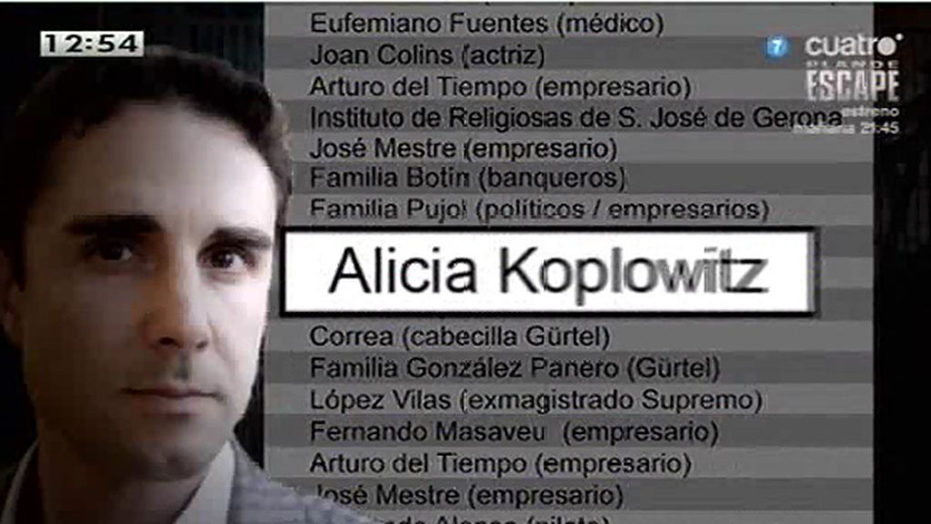 Alicia Koplowitz también aparece en la lista Falciani, según 'El Confidencial'