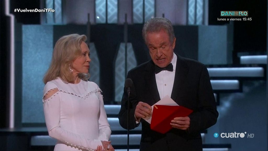 'Dani&Flo' recrean la "cagada amateur" de Warren Beatty en los Oscars