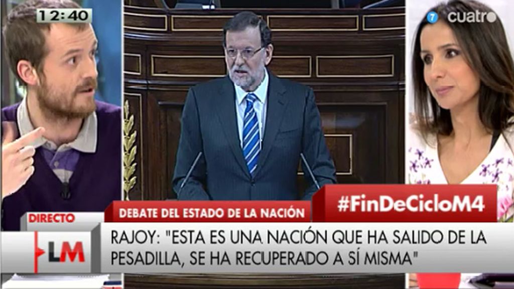 Pablo Padilla: “Rajoy confirma la hipótesis de Iglesias de que él es el líder de la oposición”