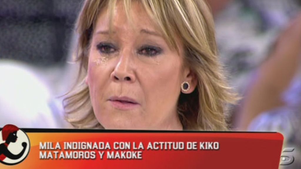 Mila, destrozada