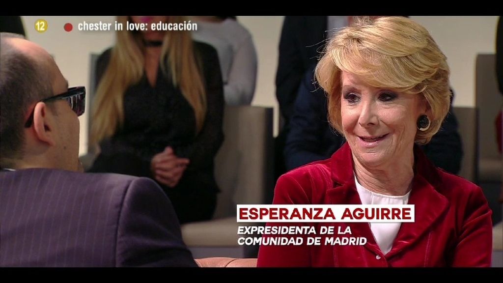 ¡La confesión de Esperanza Aguirre a Risto!: así se hacía 'chuletas' en la universidad