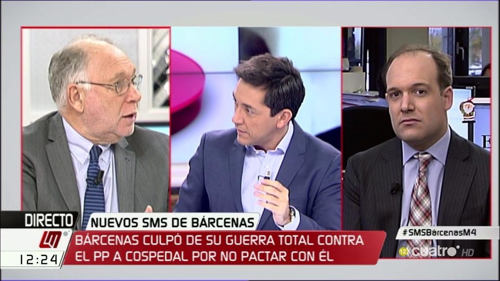 Ernesto Ekaizer: “Bárcenas me dice que no tiene ningún arsenal”