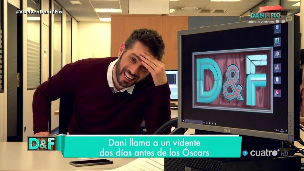 Dani Martínez llama a un vidente dos días antes de los Oscars... y esto es lo que pronostica