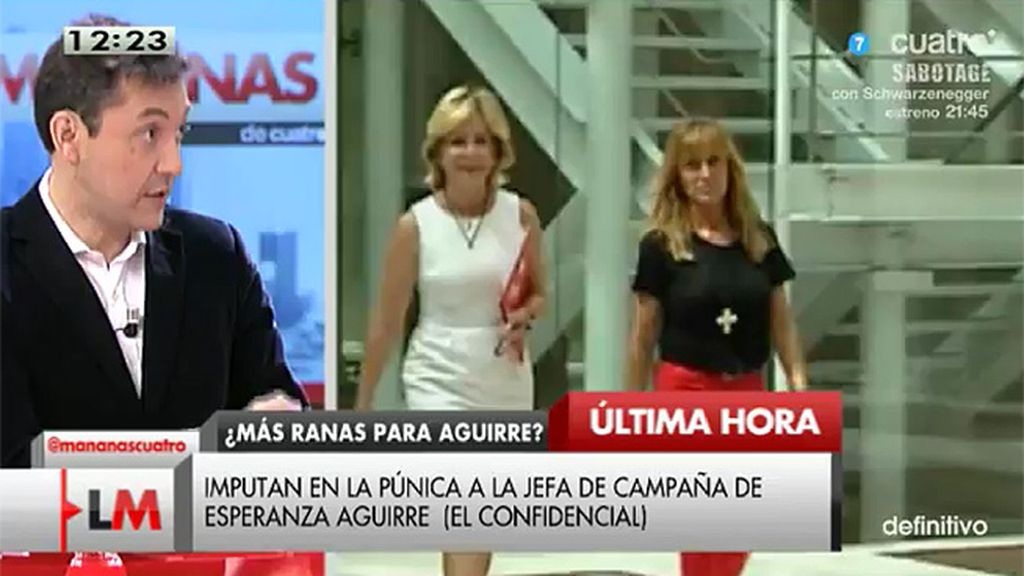 Imputan en la 'púnica' a la jefa de campaña de Esperanza Aguirre