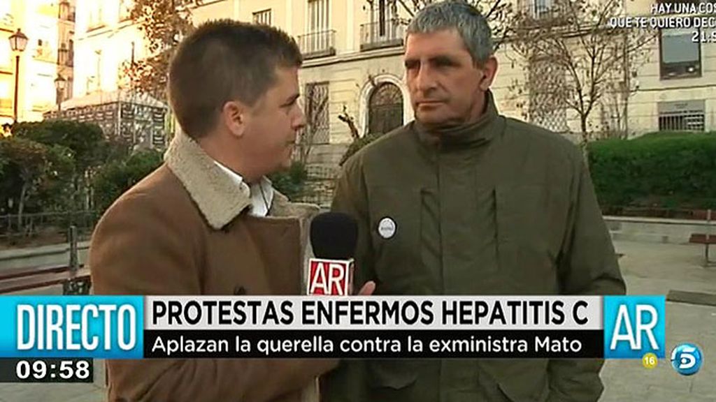 Mario, portavoz de los enfermos de hepatitis C: "Hay que tratar a partir de fase dos porque es más efectiva la medicación"