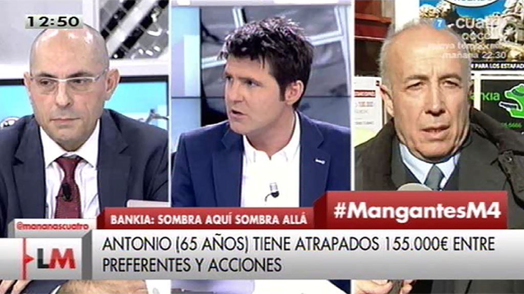 Antonio, preferentista: “No podemos votar a los que nos roban” Antonio, preferentista: “No podemos votar a los que nos roban”