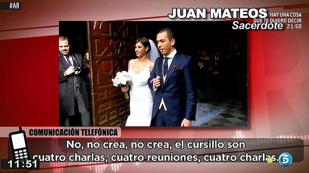 'AR' habla con Juan Mateos, el sacertote que casó a Alberto Isla y Techi