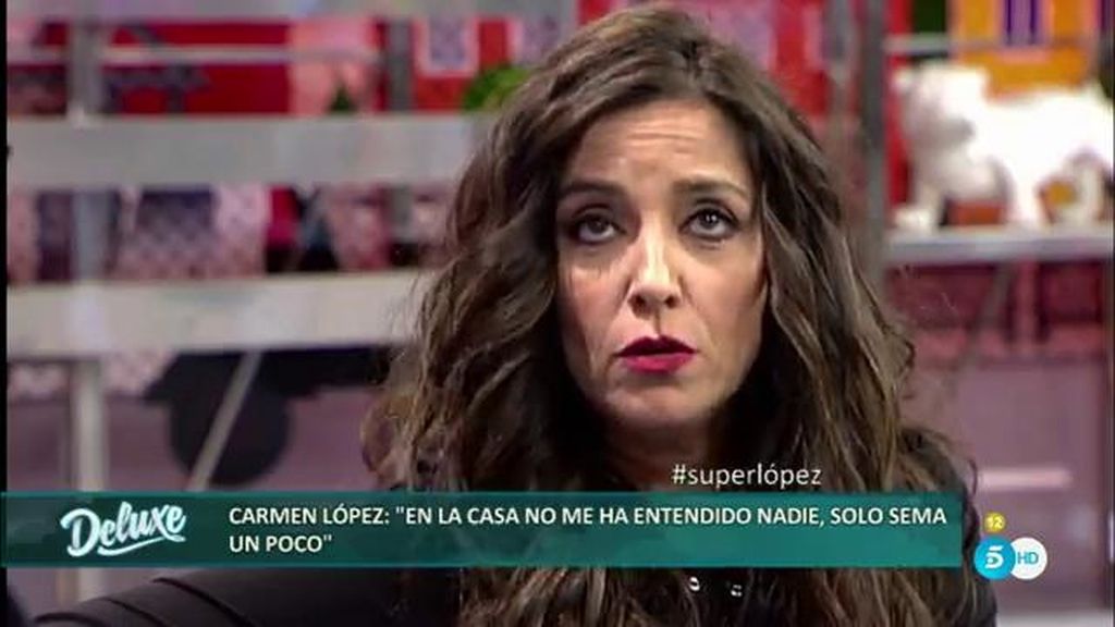 Carmen López: “La más falsa de GH VIP es Rosa Benito, que sigue un guion marcado”