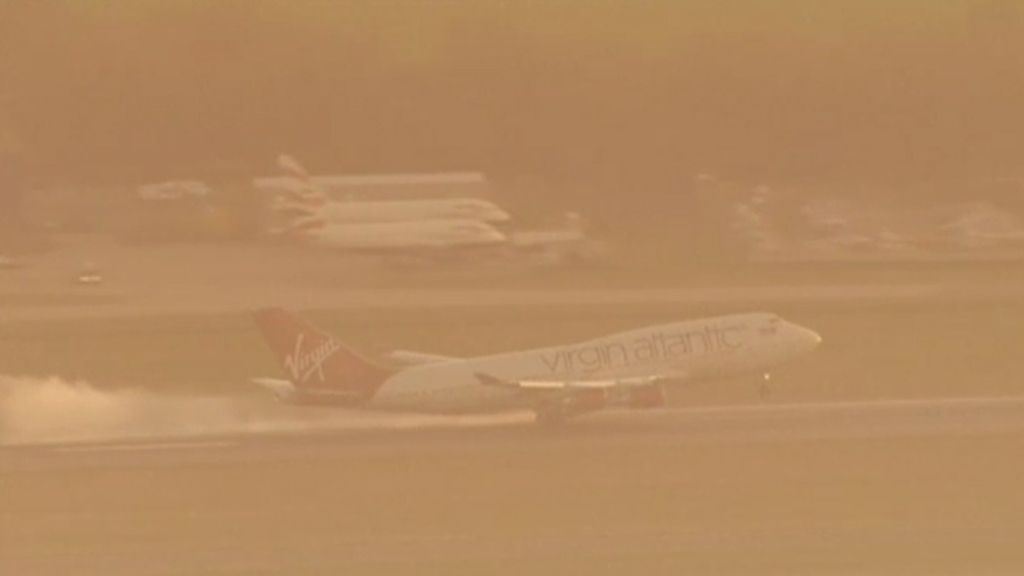 Aterriza de emergencias un avión de Virgin Atlantic en el aeropuerto de Gatwick