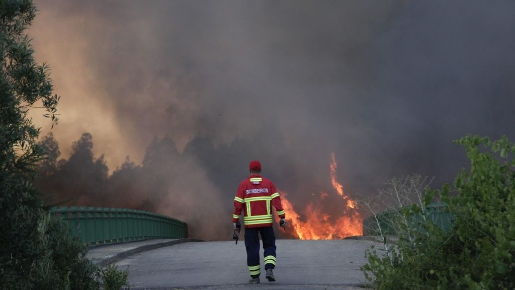 Cientos de incendios asolan Portugal