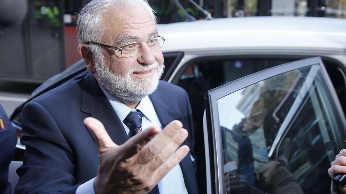 El expresidente de las Corts Valencianes y exconseller de Agricultura, Juan Cotino, ha llegado al Tribunal Superior de Justicia valenciano