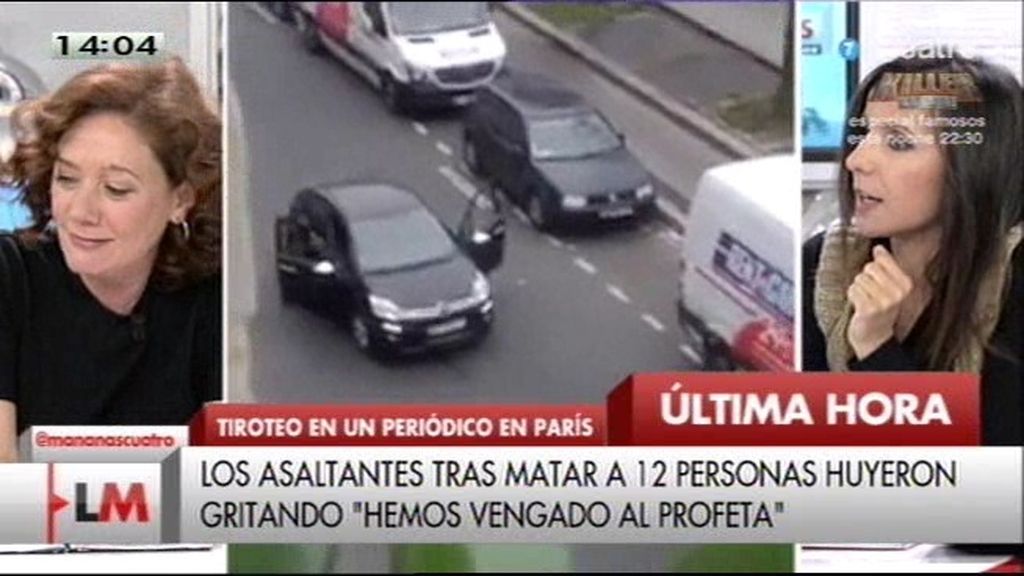 Cristina Fallarás: "El odio es el de los terroristas, no el nuestro"