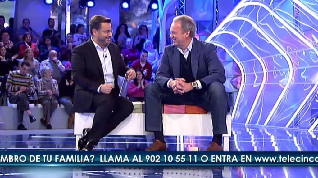 Bertín bromea con Jorge Javier: “No sabes lo que gano desnudo”