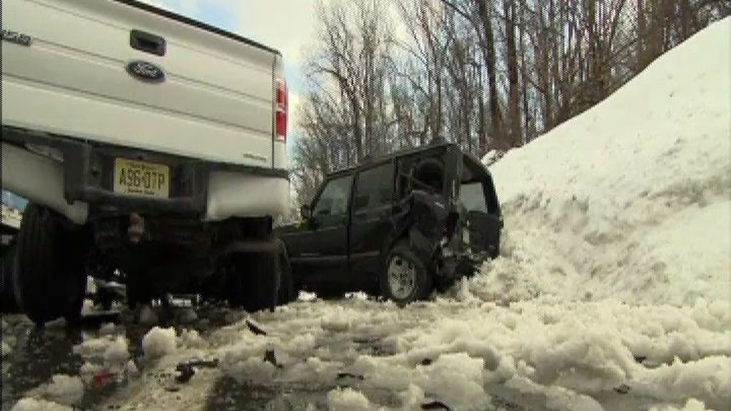 Multitudinario choque en cadena en una carretera de Pensilvania