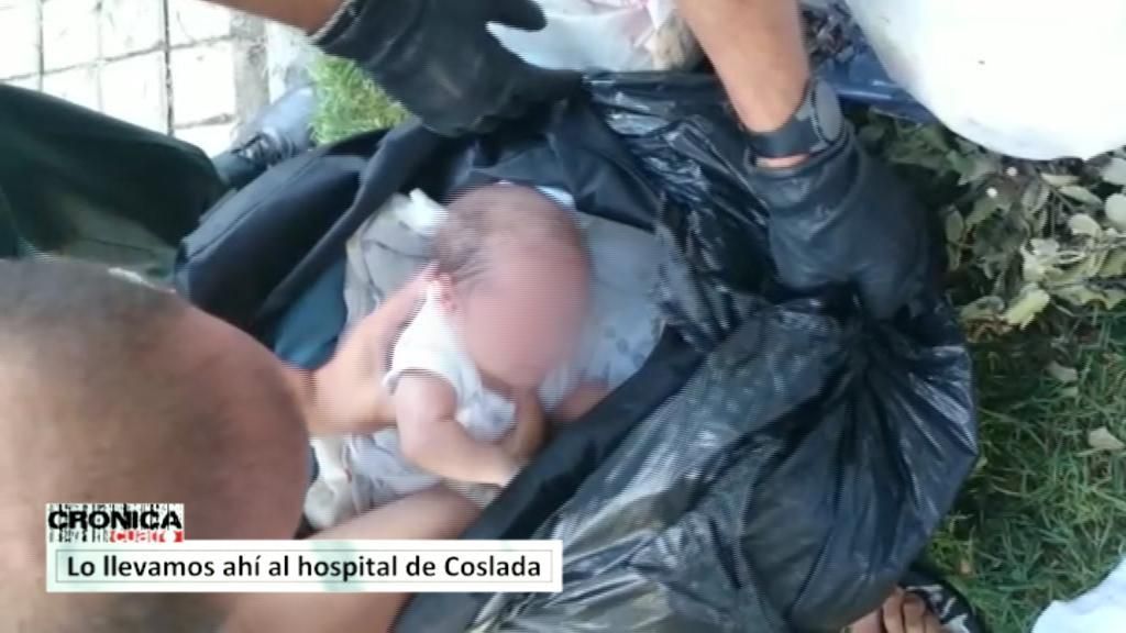 Imágenes inéditas: así fue el rescate del bebé aparecido en un contenedor