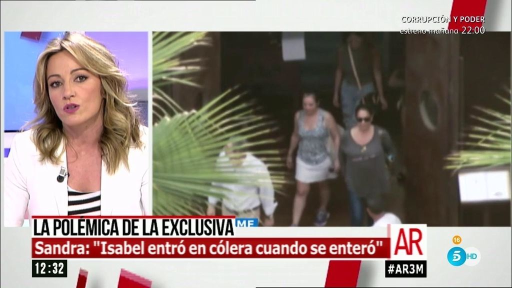 Sandra Aladro cuenta todos los detalles de la discusión entre Pantoja y Chabelita