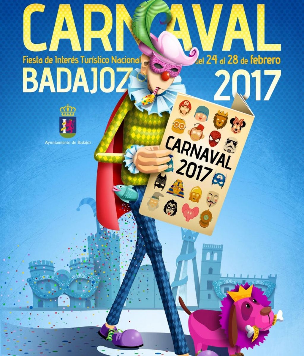 Cartel Carnaval Badajoz 2017