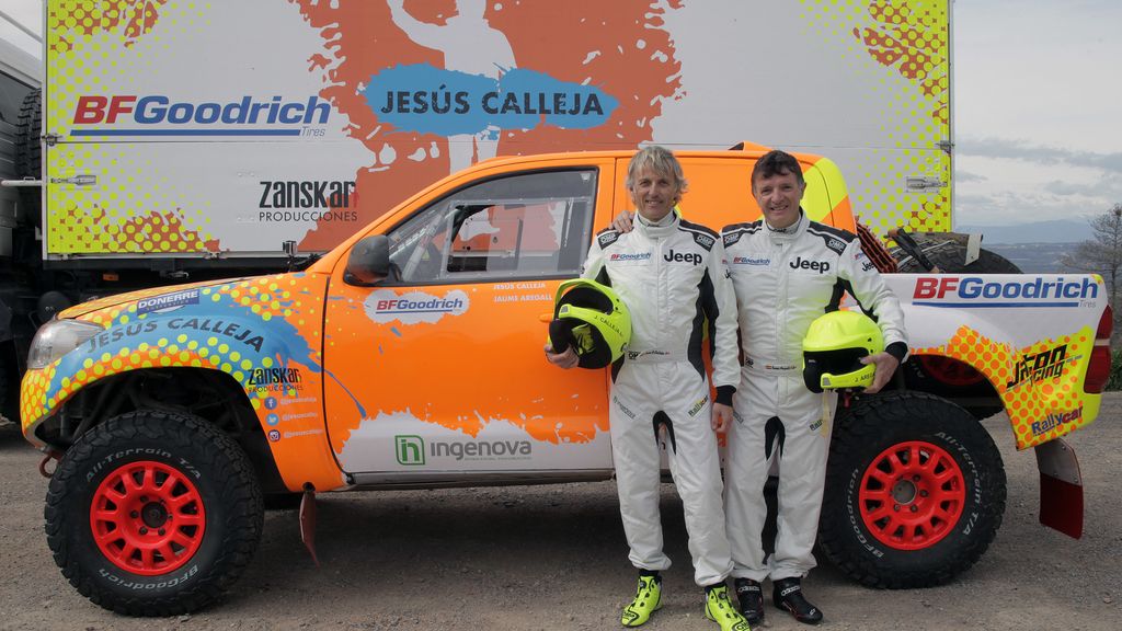 Jesús Calleja presenta su equipo de Rallies con el objetivo de correr el próximo Dakar