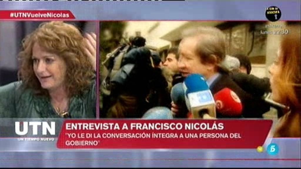 Francisco Nicolás: "Zarzuela me informa que el CNI me estaba vigilando"
