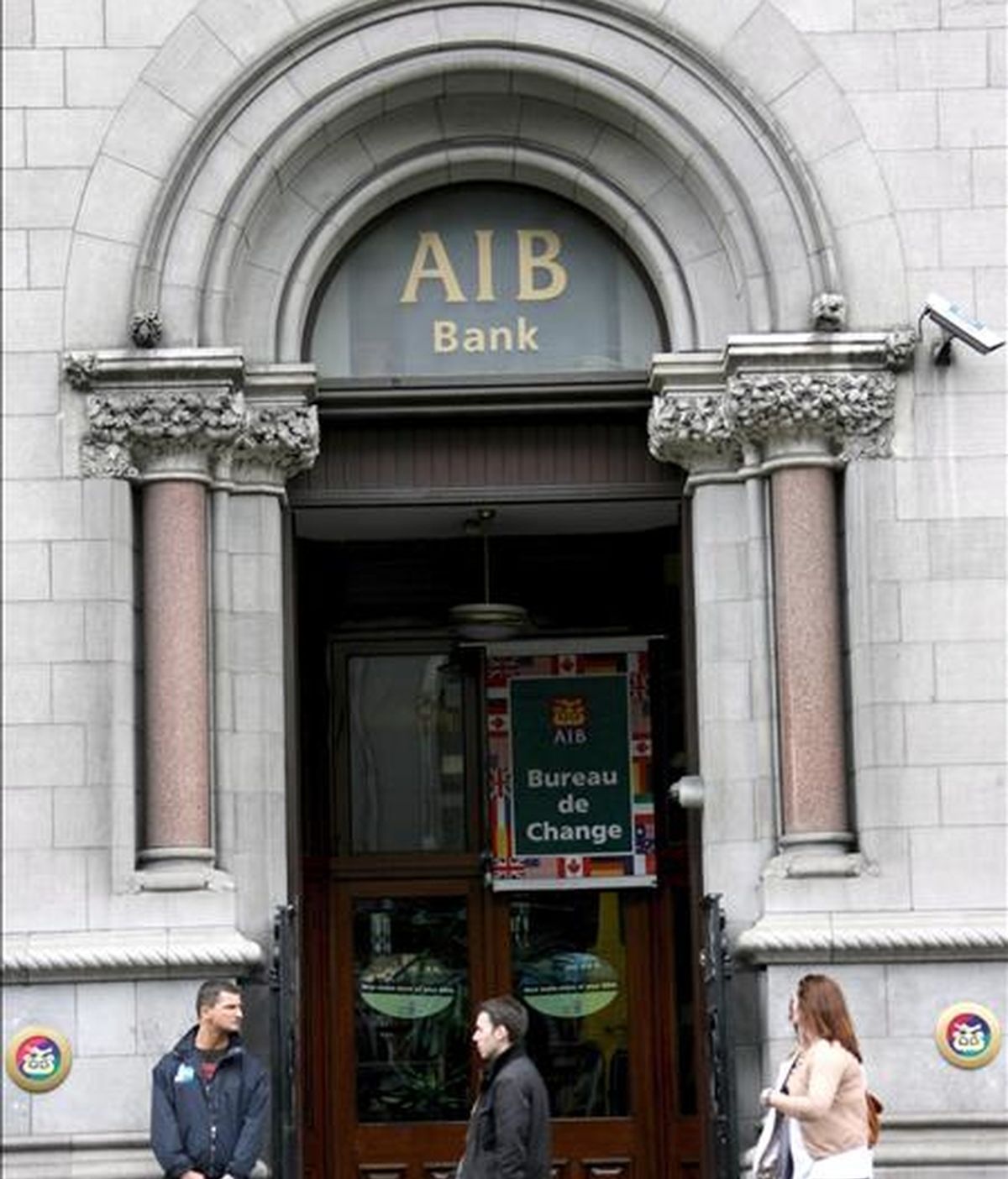 En la imagen, sede del Anglo Irish Bank (AIB) en Dublín (Irlanda). EFE/Archivo