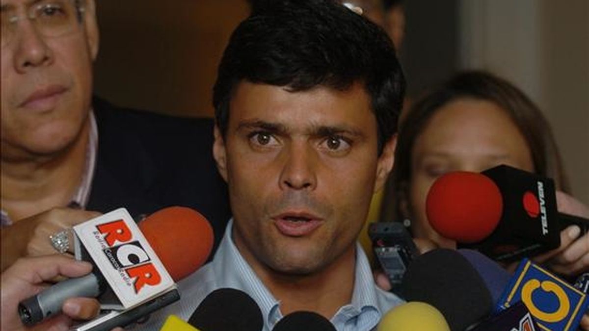 "Nuestro verdadero reto es ofrecer una esperanzadora transición en Venezuela", apuntó López. EFE/Archivo "Nuestro verdadero reto es ofrecer una esperanzadora transición en Venezuela", apuntó López. EFE/Archivo