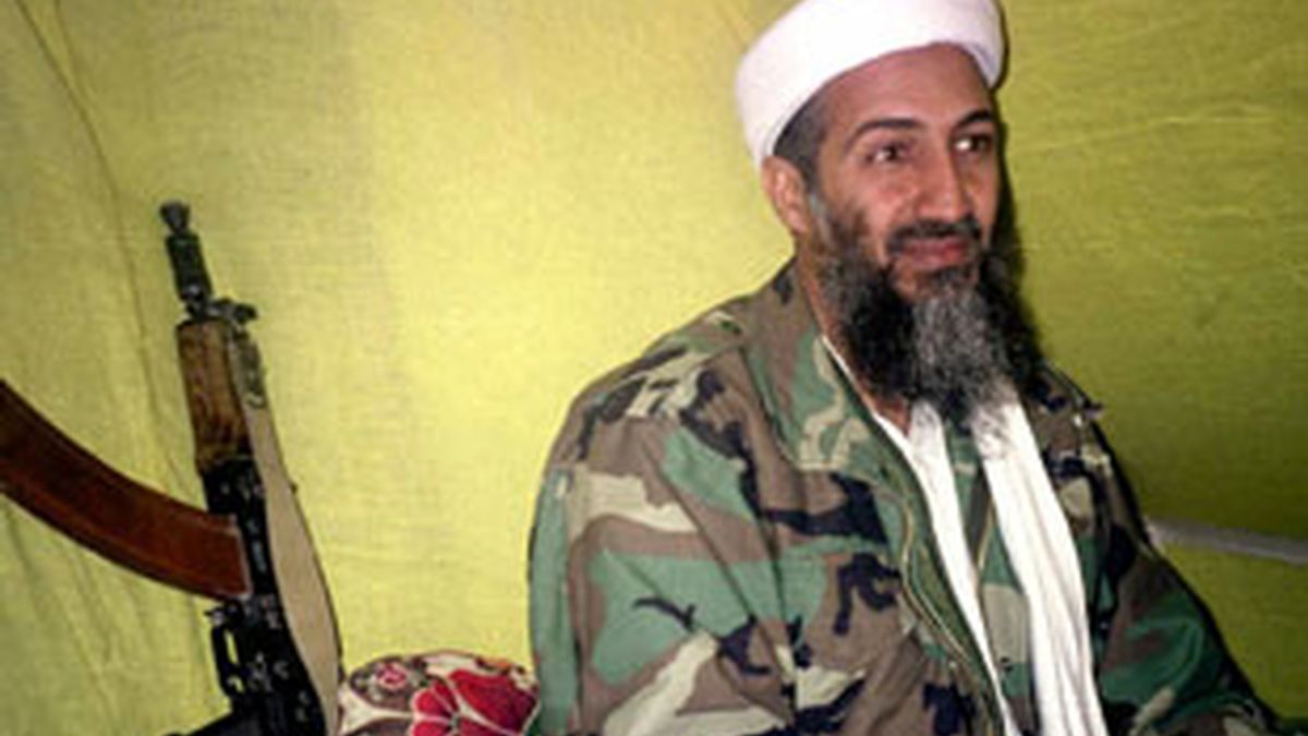 Imagen de archivo del ex líder de Al Qaeda, Osama Bin Laden. Foto:EFE.