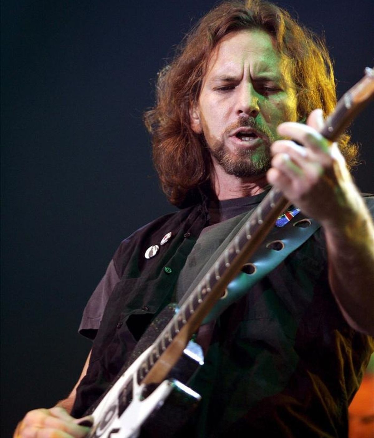 El cantante del grupo estadounidense Pearl Jam, Eddie Vedder. EFE/Archivo