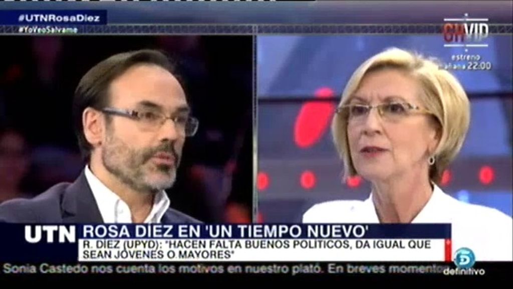 Rosa Díez: "No descarto presentarme a las elecciones generales a dia de hoy"