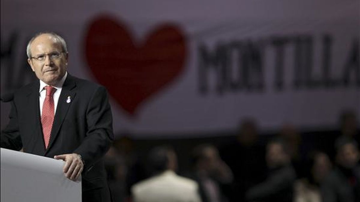 El presidente de la Generalitat y candidato a la reelección por los socialistas catalanes ( PSC ), José Montilla. EFE